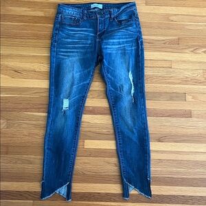 DENIM ARTS CO. By Judy blue distressed jeans Sz 9